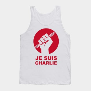 Je Suis Charlie Freedom Of Speech Tank Top